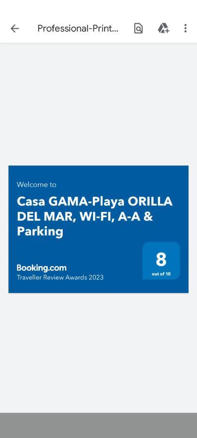 Casa Gama-Playa Orilla Del Mar, Beach And Town Boxol Eksteriør bilde